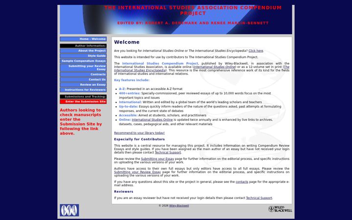 Screenshot of isacompss.com