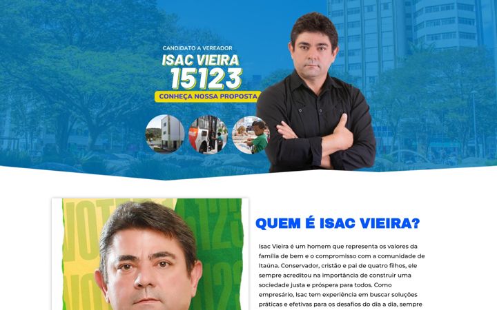 Screenshot of isacvieira.com.br