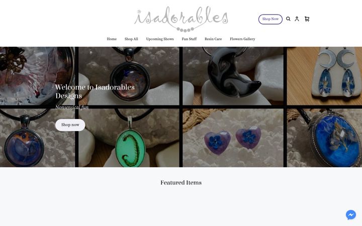 Screenshot of isadorables.com