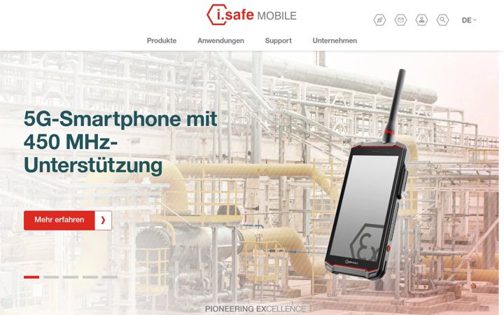 Screenshot of isafe-mobile.com