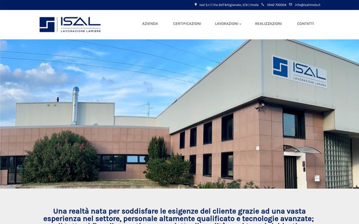Screenshot of isalimola.it