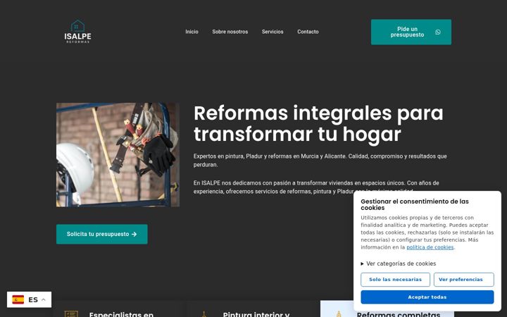 Screenshot of isalpe.es