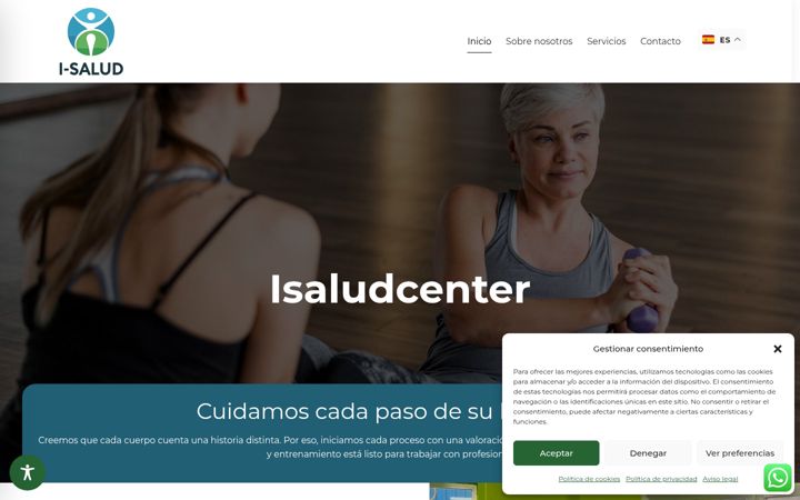 Screenshot of isaludcenter.com