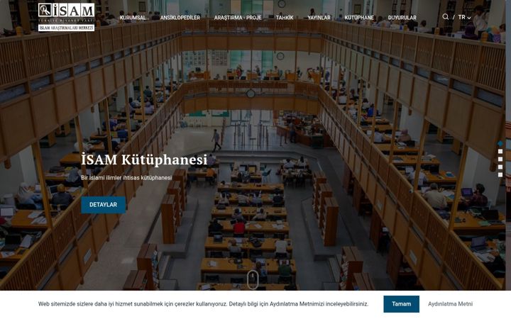 Screenshot of isam.org.tr