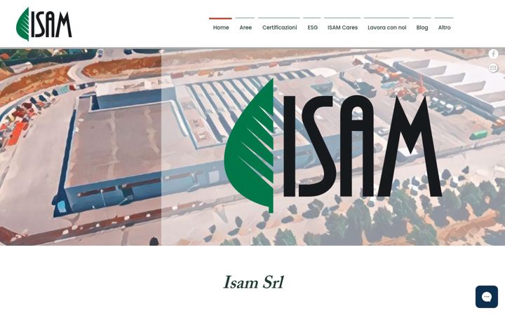 Screenshot of isamsrl.com