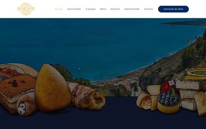 Screenshot of isaporidellasicilia.fr