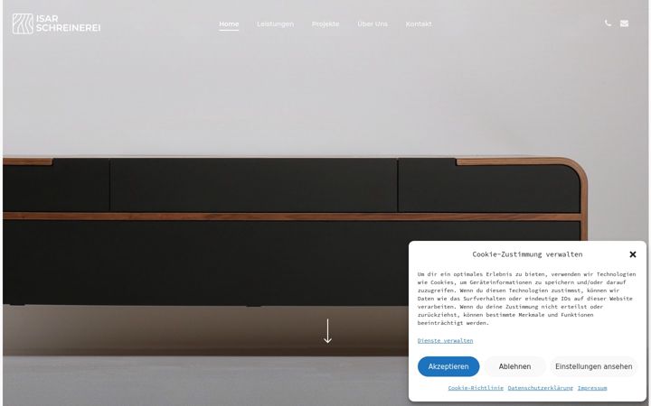 Screenshot of isar-schreinerei.de
