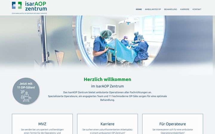 Screenshot of isaraop.de
