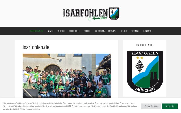 Screenshot of isarfohlen.de