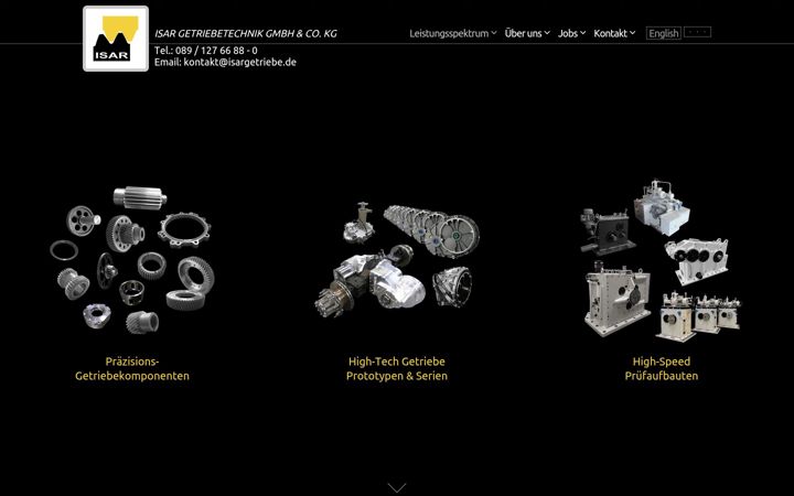 Screenshot of isargetriebe.de