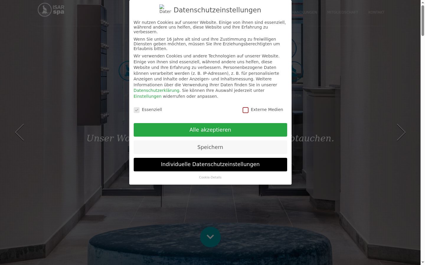 Screenshot van de toestemmingsbanner zoals getoond vóór enige interactie
