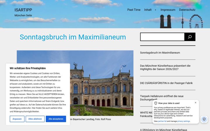Screenshot of isartipp.de