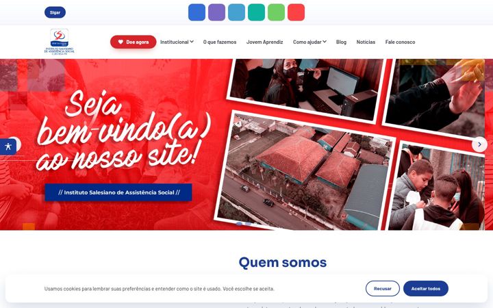 Screenshot of isascuritiba.com.br
