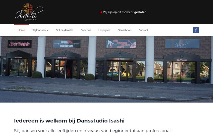 Screenshot of isashi.nl