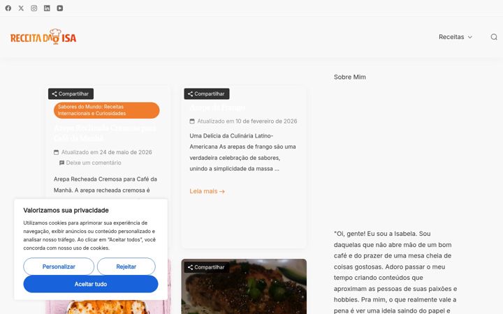 Screenshot of isasousa.com