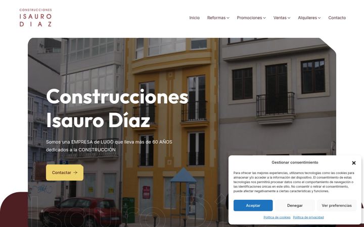 Screenshot of isaurodiaz.com
