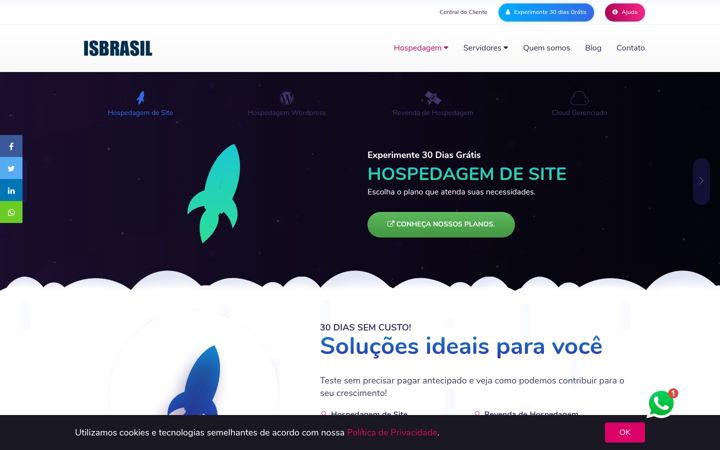 Screenshot of isbrasil.info