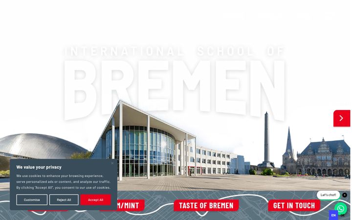 Screenshot of isbremen.de