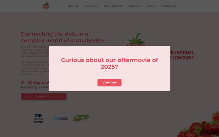 Screenshot of iscbelgium.com