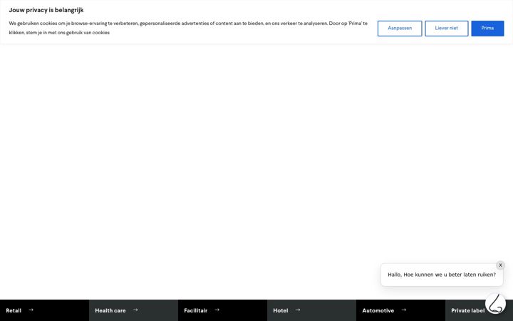 Screenshot of iscent.nl