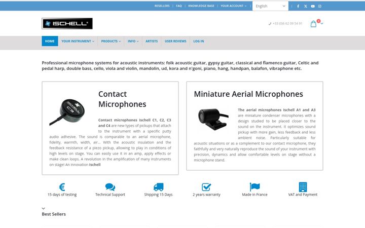 Screenshot of ischell.com