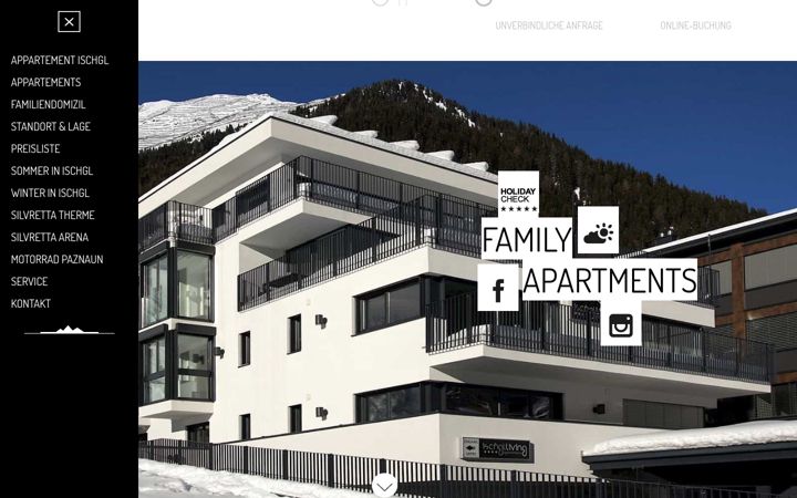 Screenshot of ischglliving.at