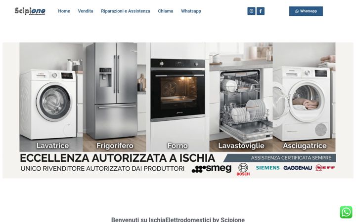 Screenshot ta' ischiaelettrodomestici.it