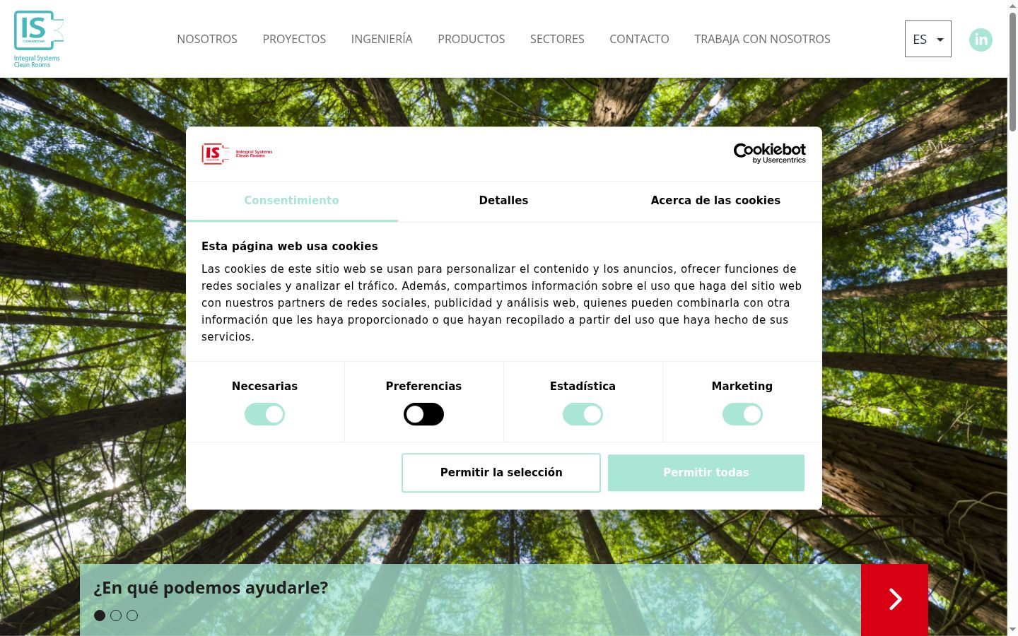 Screenshot tal-banner tal-kunsens muri qabel kwalunkwe interazzjoni