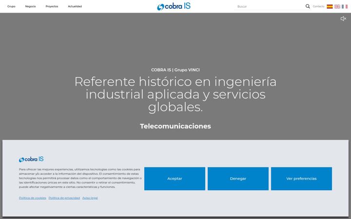 Screenshot of iscobra.com