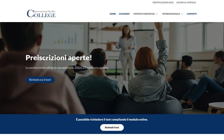Screenshot of iscollege-edu.it