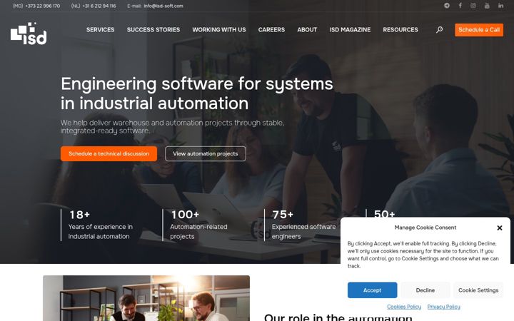 Screenshot of isd-soft.com