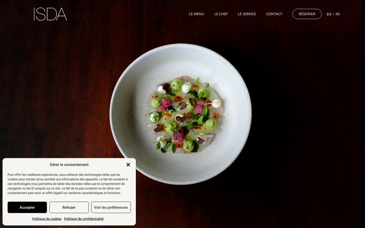 Screenshot of isdaparis.com