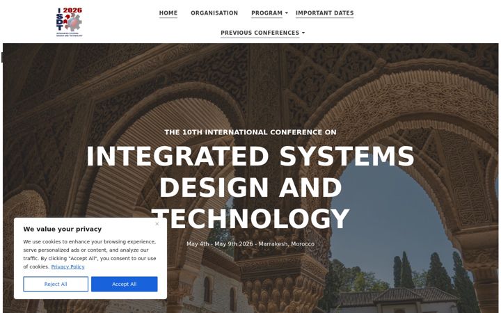 Screenshot of isdt-conf.com