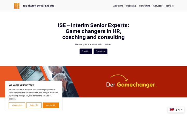 Screenshot of ise-cc.de