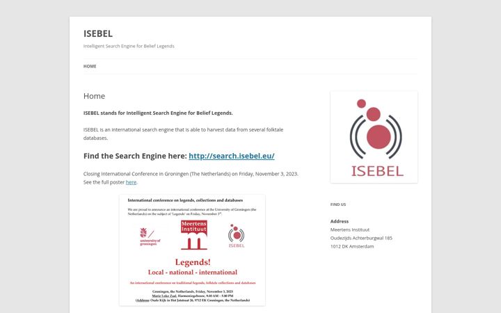 Screenshot of isebel.eu
