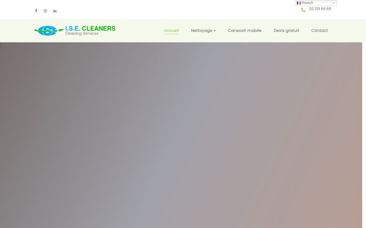Screenshot of isecleaners.be