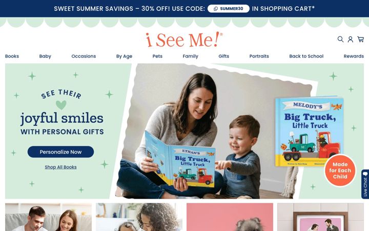 Screenshot ta' iseeme.com