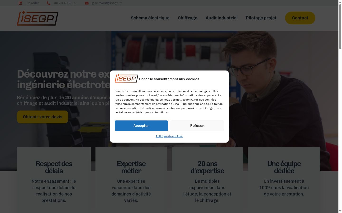 Zrzut ekranu banera zgody wyświetlanego przed jakąkolwiek interakcją
