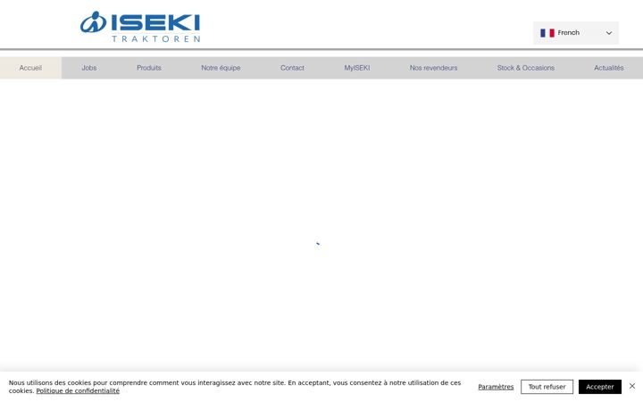 Screenshot of iseki.ch
