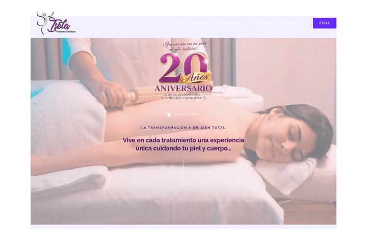 Screenshot of iselasosa.com