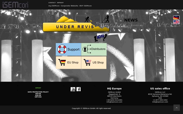 Screenshot of isemcon.com