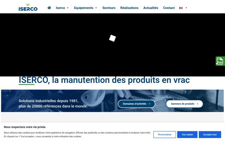 Screenshot of iserco.com