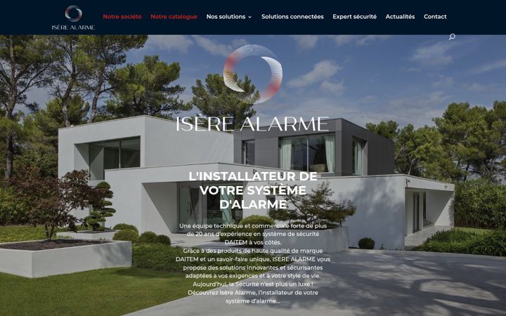 Screenshot of isere-alarme.fr