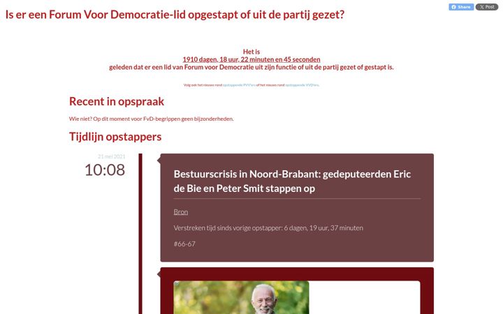 Screenshot of isereenfvderopgestapt.nl