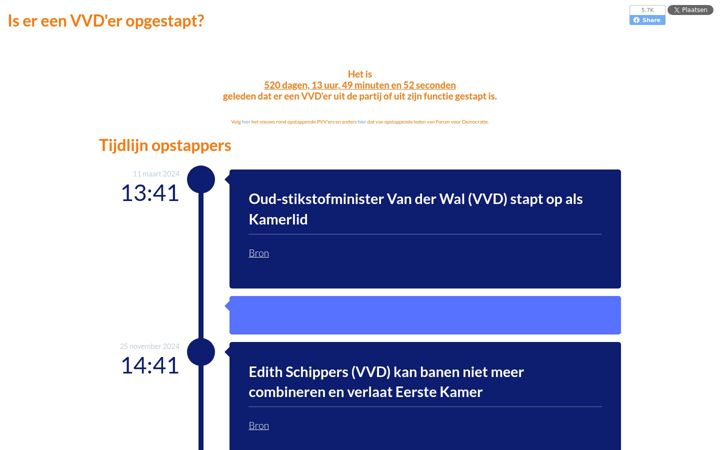 Screenshot of isereenvvderopgestapt.nl