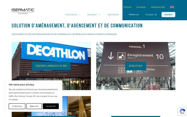 Screenshot of isermatic.com