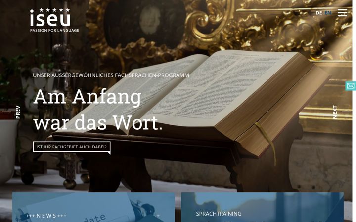 Screenshot of iseu.de