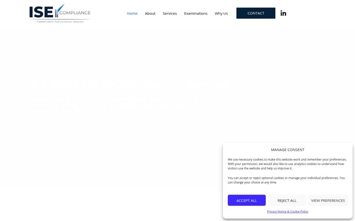 Screenshot of iseuk.com