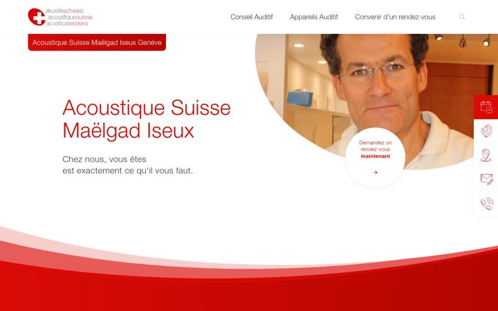 Screenshot of iseux.ch