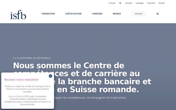 Screenshot of isfb.ch